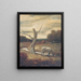 Herbstwiesen - Anonym — gerahmtes Bild an der Wand