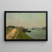 Ufer der Seine - Anonym — gerahmtes Bild an der Wand
