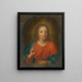 Buste des Christus - Anonym — gerahmtes Bild an der Wand