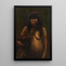 Frau Cashivo - Anonym — gerahmtes Bild an der Wand