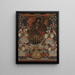 Der Christus mit dem Kreuz, genannt der Herr des Sturzes - Anonym — gerahmtes Bild an der Wand