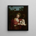 Sibylle von Cumes - Anonym — gerahmtes Bild an der Wand