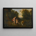 Cyparissus, der den Hirsch weint - Anonym — gerahmtes Bild an der Wand