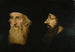 Doppelporträt von John Wyclif und Johannes Oekolampad - Anonym — Ansicht des Kunstwerks