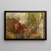 Figuren in einer Landschaft - Anonym — gerahmtes Bild an der Wand
