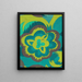 Flore - Anonym — gerahmtes Bild an der Wand