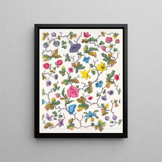 Anonymous - Floral design for printed textile Pl XX.webp