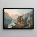 Le pic Fremont - Anonym — gerahmtes Bild an der Wand
