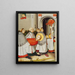 Prozession der heiligen Ursula - Anonym — gerahmtes Bild an der Wand