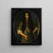 Jan Backer 1662-1748 - Anonym — gerahmtes Bild an der Wand