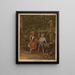 Embrasse-moi d'abord - Anonym — gerahmtes Bild an der Wand