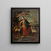 La Divine Bergère - Anonym — gerahmtes Bild an der Wand