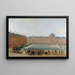 La Place Royale vers 1660 Passage du Carrosse du Roi Aktuelle Place des Vosges Aktuelle 4. Arrondissement - Anonym — gerahmtes Bild an der Wand