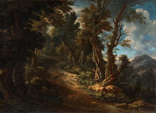 Anonymous - Landscape with a Road through a Forest.webp