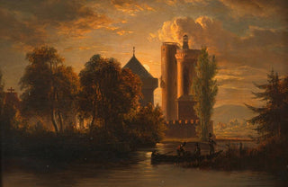 Anonymous - Laxenburg Parklandschaft in Mondscheinstimmung.webp