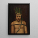 Indien von Lorenzo - Anonym — gerahmtes Bild an der Wand