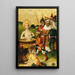 Martyre des heiligen Johannes Evangelist - Anonym — gerahmtes Bild an der Wand