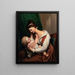 Mutter und Kind - Anonym — gerahmtes Bild an der Wand