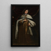 Portrait d'Agnese épouse de Pietro II - Anonyme — gerahmtes Bild an der Wand
