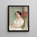 Portrait von Ernesta Grisi - Anonym — gerahmtes Bild an der Wand