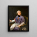 Portrait von Jean Auguste de Chastenet de Puységur - Anonym — gerahmtes Bild an der Wand