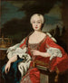 Portrait von Maria Bárbara de Braganza, Königin von Spanien - Anonym — Ansicht des Kunstwerks