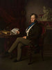 Portrait de Władysław Branicki sitzend mit einem Brief in der Hand - Anonym — Ansicht des Kunstwerks