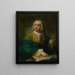 Portrait eines Arztes - Anonym — gerahmtes Bild an der Wand