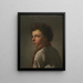 Portrait eines jungen Mannes - Anonym — gerahmtes Bild an der Wand