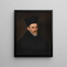 Portrait von Léonard de Lessius - Anonym — gerahmtes Bild an der Wand