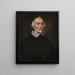 Portrait de Matthieu de Morgues - Anonyme — gerahmtes Bild an der Wand