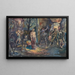 Prophet symbolische Szene - Anonym — gerahmtes Bild an der Wand