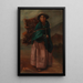 Quechua-Mädchen - Anonym — gerahmtes Bild an der Wand