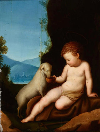 Anonymous - Saint John the Baptist Watering the Lamb.webp