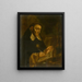 Saint Thomas d'Aquin - Anonym — gerahmtes Bild an der Wand