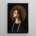 Saint - Anonyme — gerahmtes Bild an der Wand