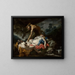 Satyre und Nymphen - Anonym — gerahmtes Bild an der Wand