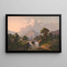 Szene in den Catskills - Anonym — gerahmtes Bild an der Wand