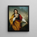 Sainte Cécile - Anonym — gerahmtes Bild an der Wand