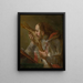 Saint Jean Népomucène, témoin silencieux - Anonyme — gerahmtes Bild an der Wand