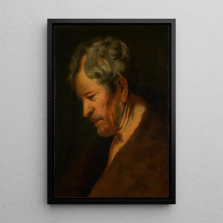 Anonymous - Study of a Mans Head.webp