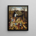 L'Adoration des Mages - Anonyme — gerahmtes Bild an der Wand