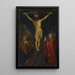 Die Kreuzigung Christi - Anonym — gerahmtes Bild an der Wand