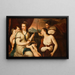 L'éducation de Cupidon - Anonyme — gerahmtes Bild an der Wand