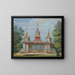 Das Tempel des Fischens, Virginia Water, England - Anonym — gerahmtes Bild an der Wand