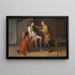 La farce - Anonym — gerahmtes Bild an der Wand