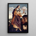 Die theologischen Tugenden: Glaube - Anonym — gerahmtes Bild an der Wand