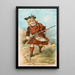 Der Bergsteiger - Anonym — gerahmtes Bild an der Wand