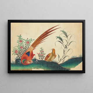 Anonymous - Two birds flowers.webp