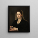 Junge Frau namens Lucrezia Cenci - Anonym — gerahmtes Bild an der Wand
